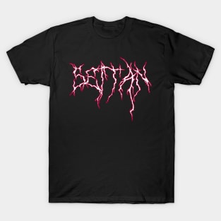 Seitan Metal Rock Graphic Logo T-Shirt